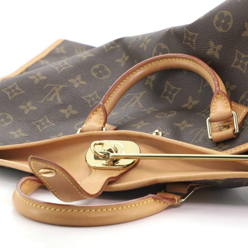 Black Louis Vuitton Garment Cover Monogram Canvas