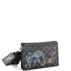 Louis Vuitton Gaston Wearable Wallet Limited Edition Wild Animals Damier