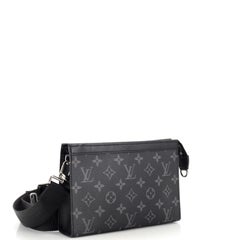 Louis Vuitton Gaston Wearable Wallet Monogram Eclipse Canvas