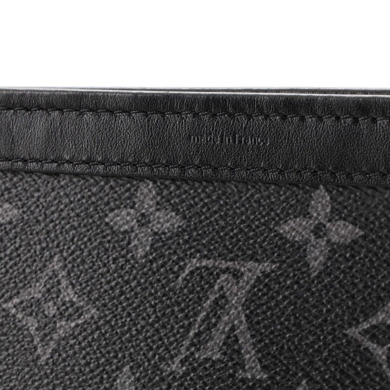Louis Vuitton Gaston Wearable Wallet Monogram Eclipse Canvas For Sale at  1stDibs