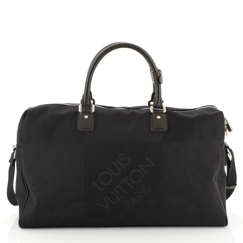 Black Louis Vuitton Geant Albatros Duffle Bag Limited Edition Canvas