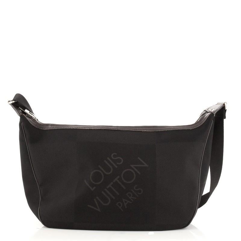 Black Louis Vuitton Geant Explorateur Shoulder Bag Geant Canvas