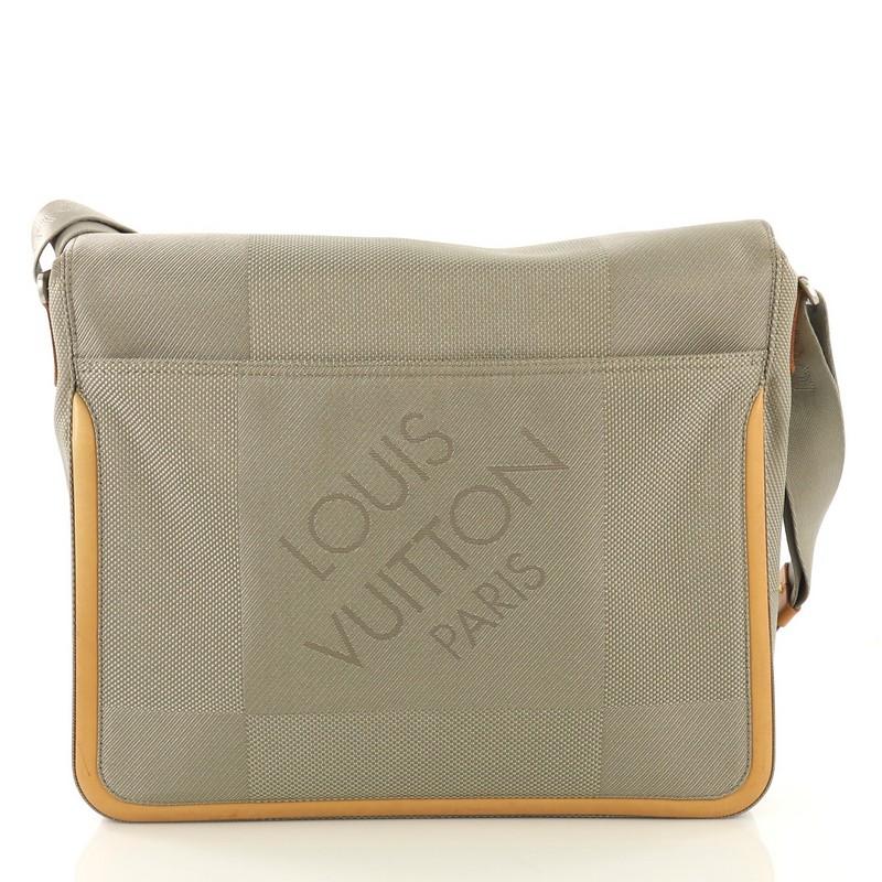 Brown Louis Vuitton Geant Terre Messenger Bag Limited Edition Canvas