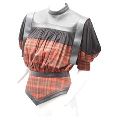 LOUIS VUITTON, "Geolocated" Collection, Red Plaid Street Bustier, F/W 2019