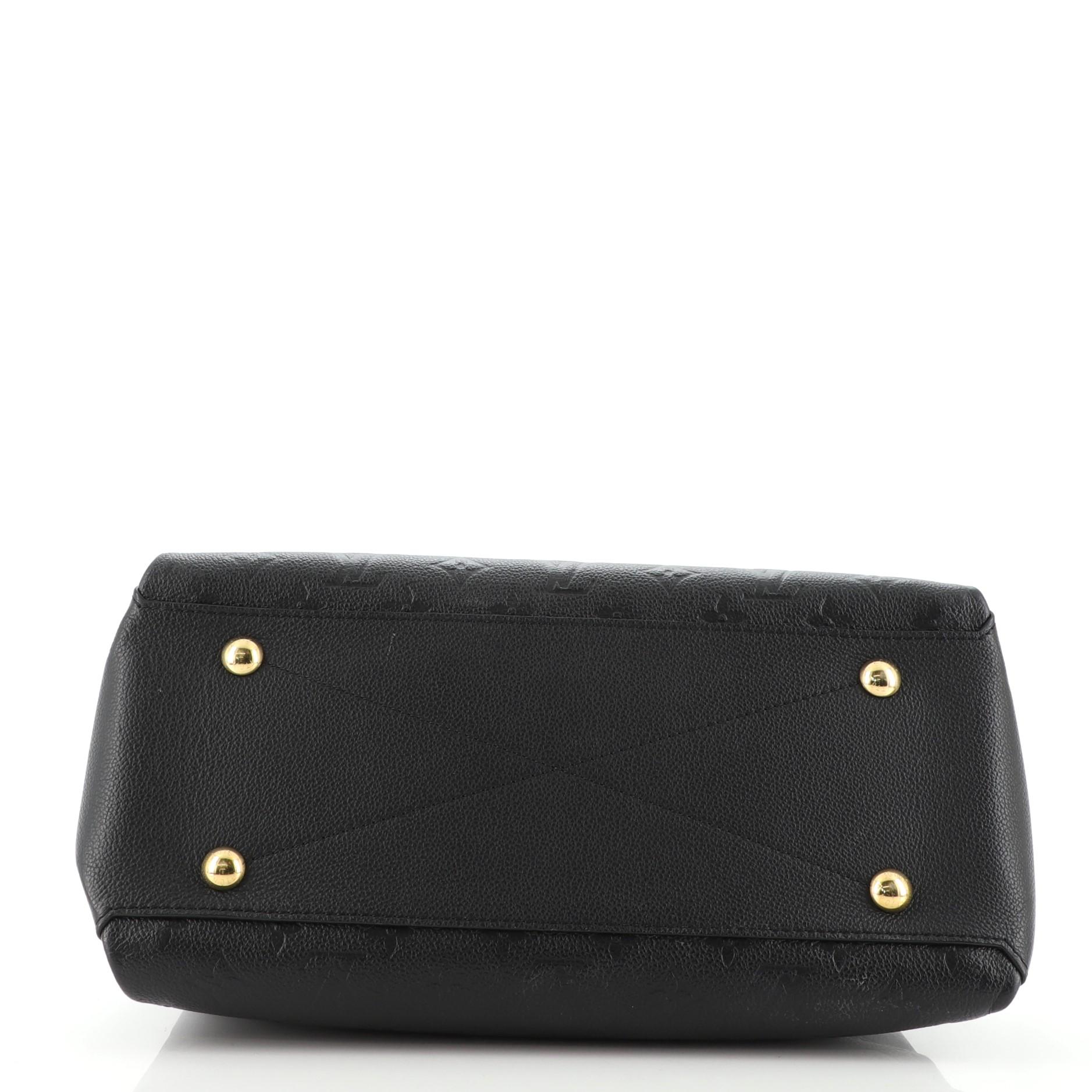 Louis Vuitton Georges Handtasche Monogramm Empreinte Leder MM im Zustand „Gut“ in NY, NY
