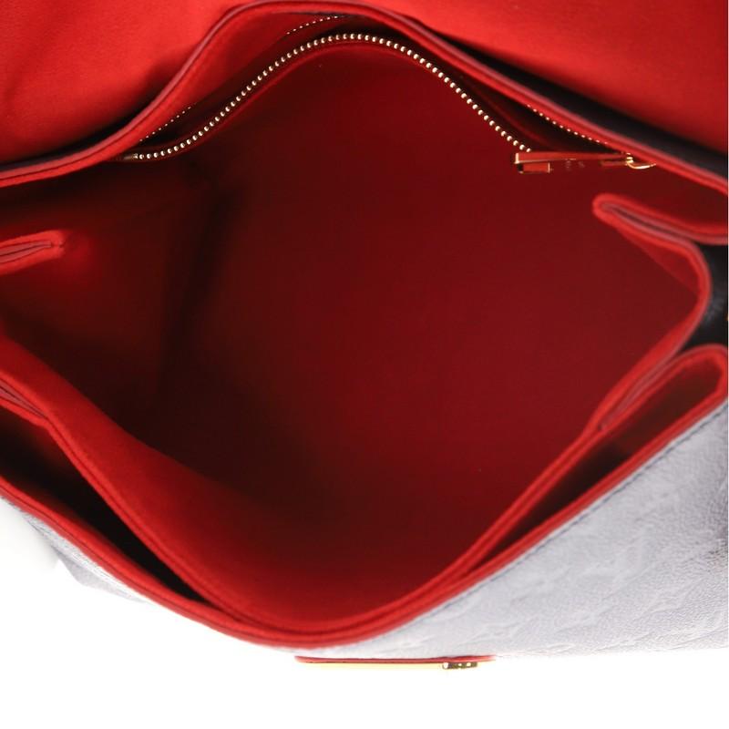 Louis Vuitton Georges Handbag Monogram Empreinte Leather MM In Good Condition In NY, NY