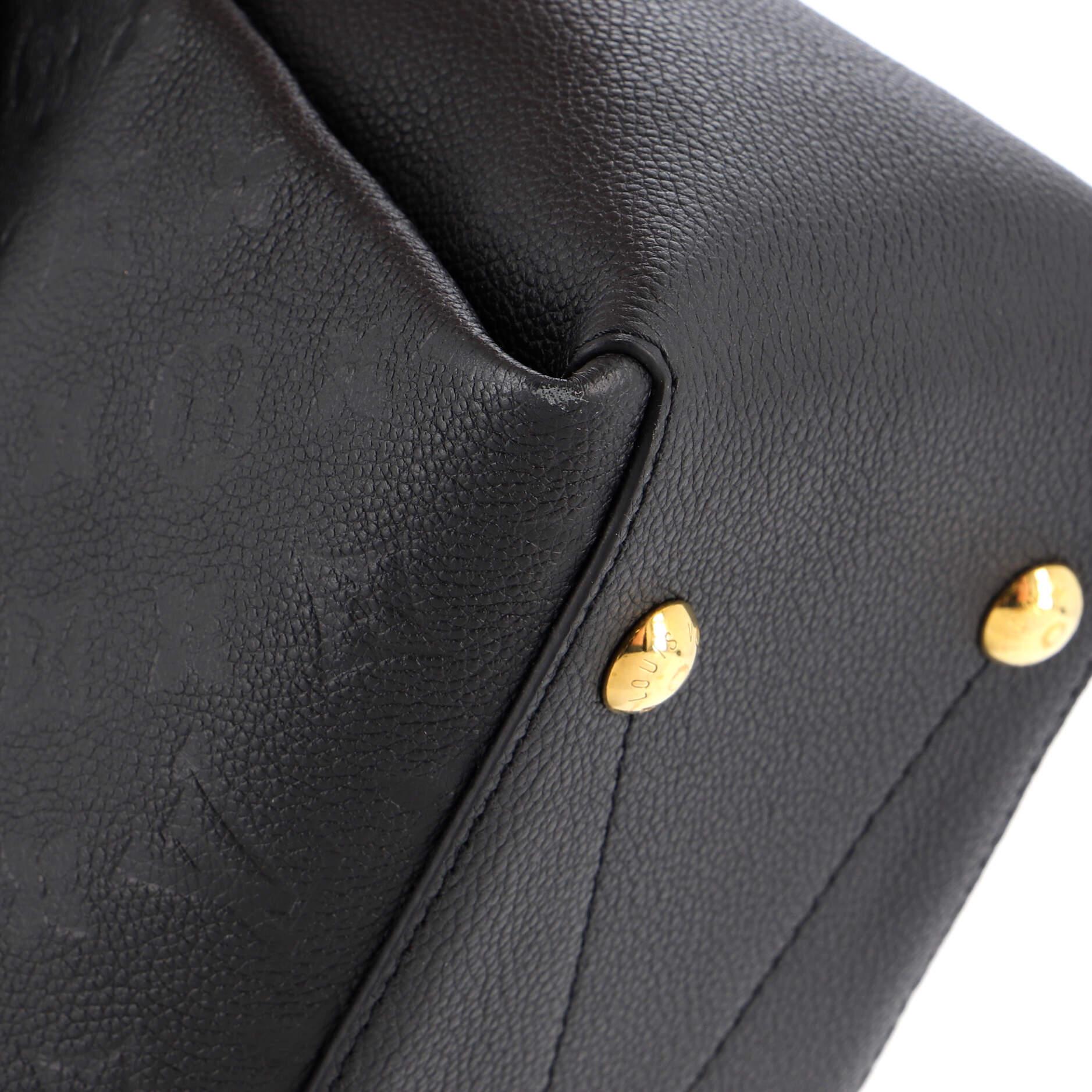 Louis Vuitton Georges Handbag Monogram Empreinte Leather MM 2