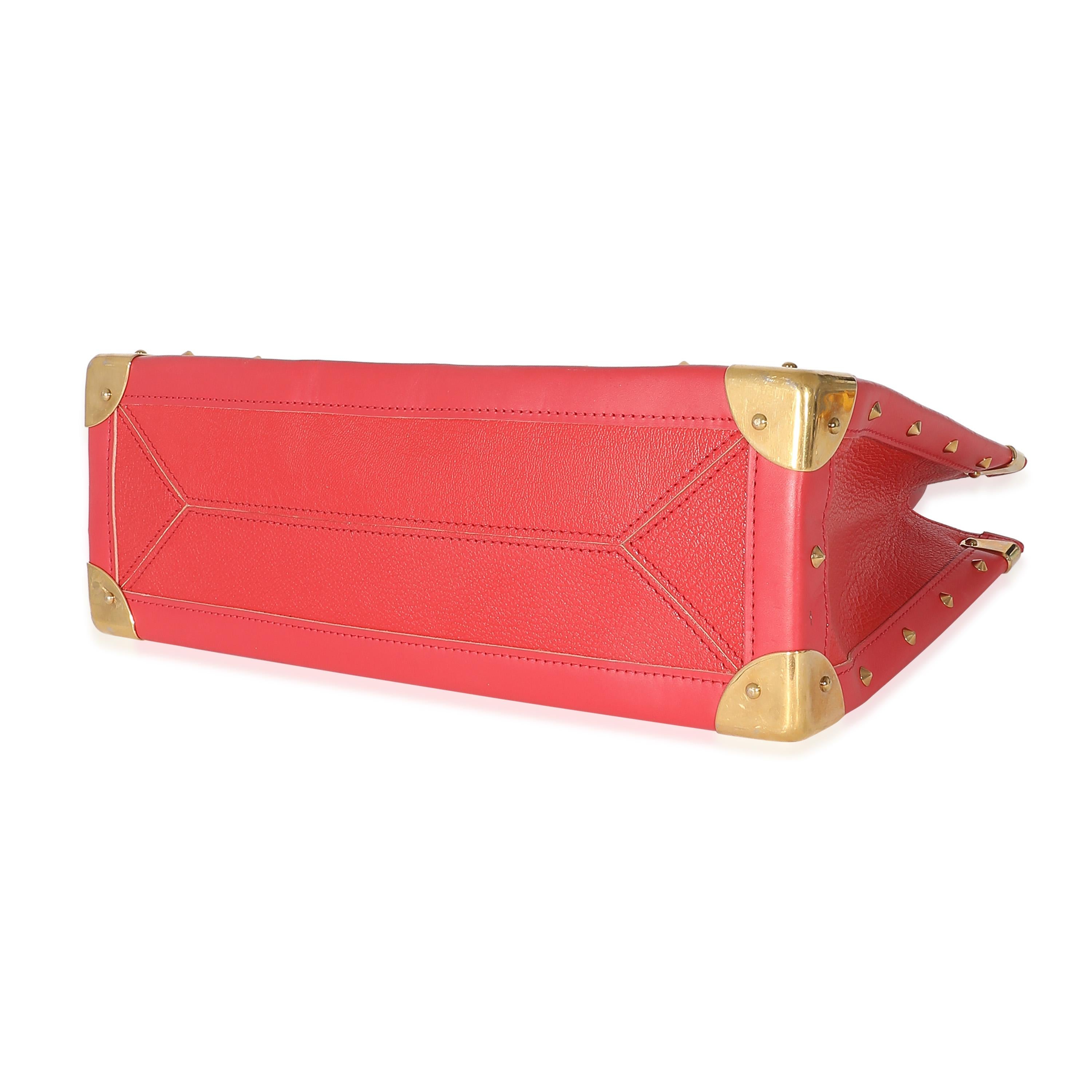 Women's or Men's Louis Vuitton Geranium Leather Suhali Le Fabuleux