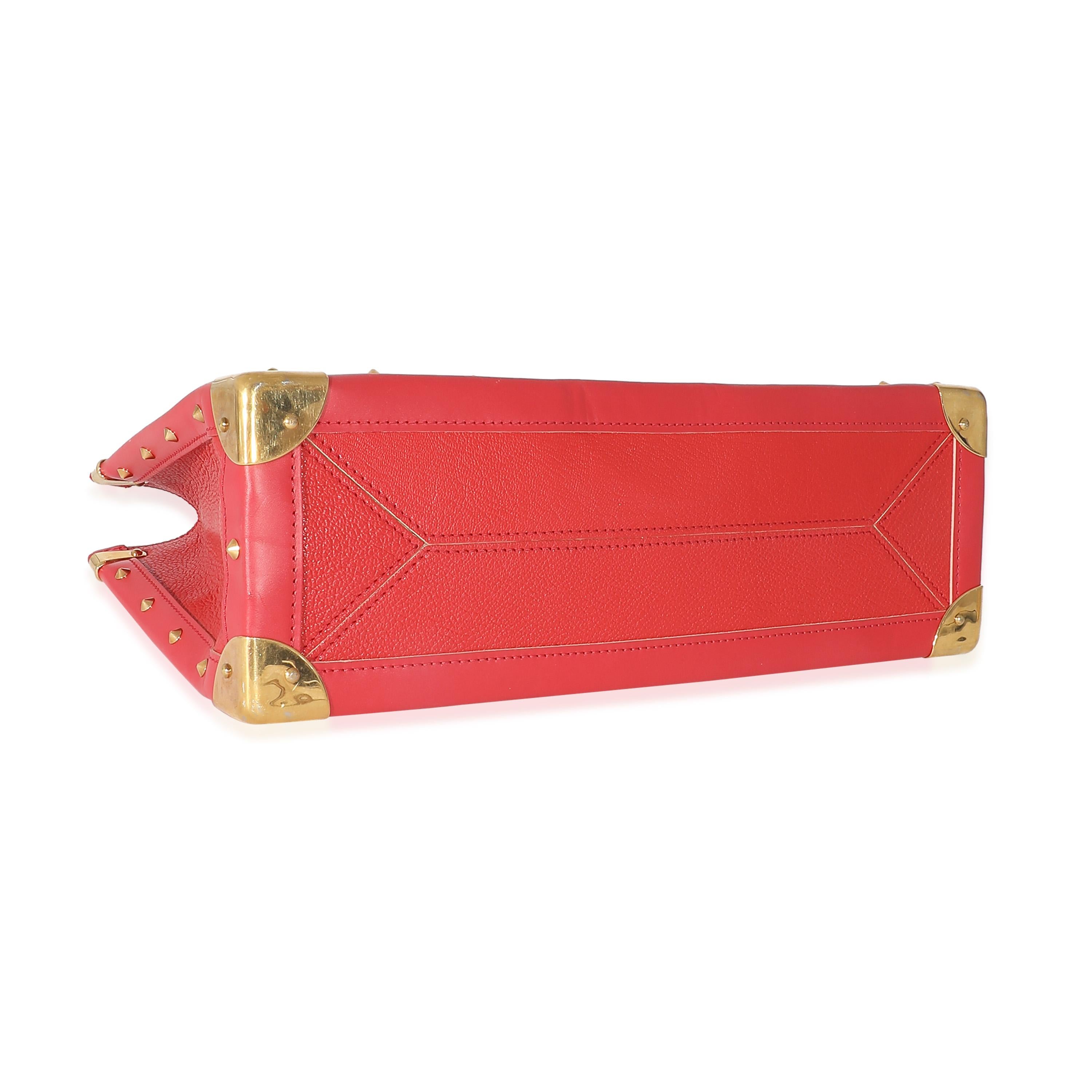 Louis Vuitton Geranium Leather Suhali Le Fabuleux 1