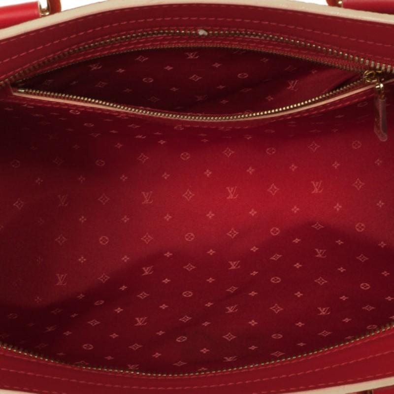 Louis Vuitton Geranium Suhali Leather L'Epanoui PM Bag 5