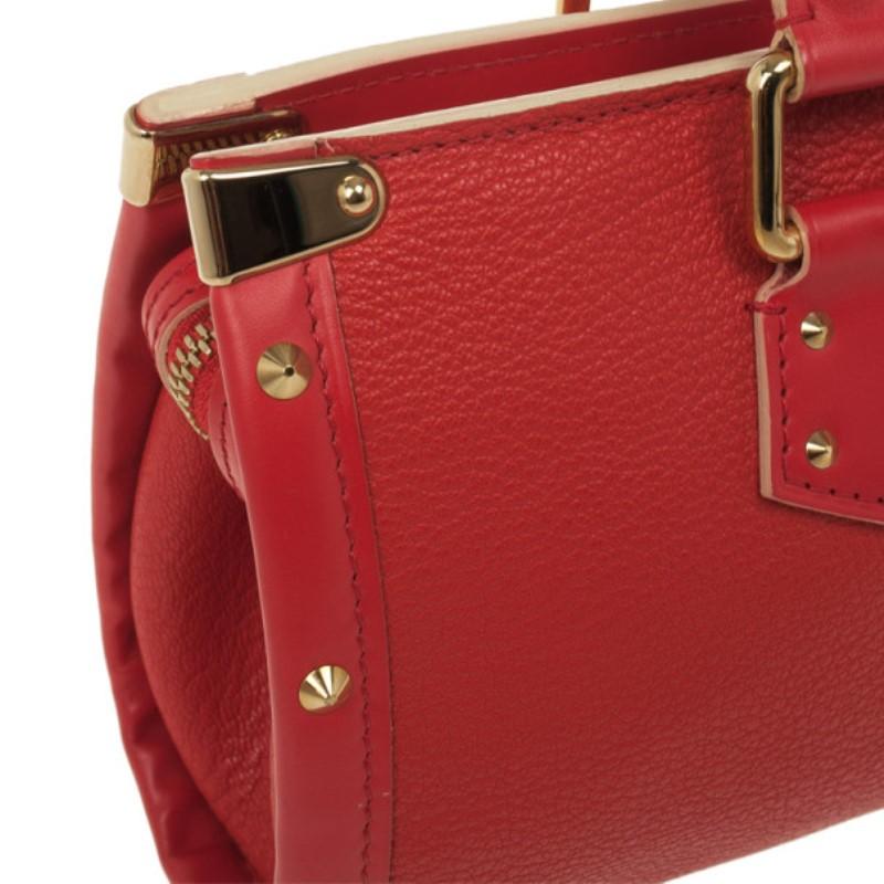 Louis Vuitton Geranium Suhali Leather L'Epanoui PM Bag 10