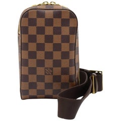 Louis Vuitton Geronimos Ebene Damier Canvas Waist and/or Body Bag