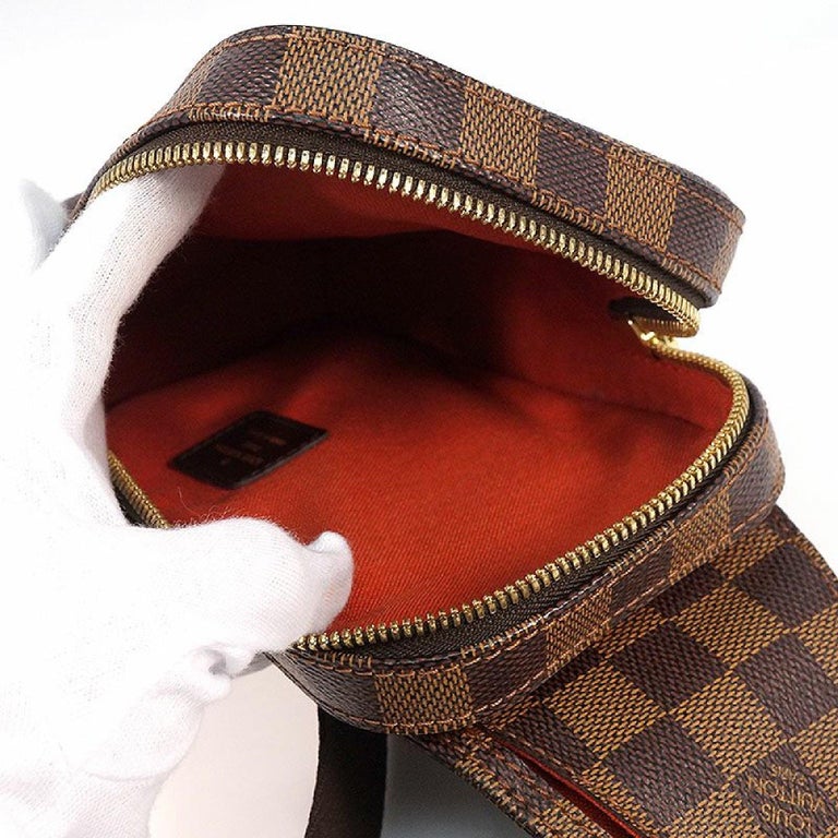 LOUIS VUITTON Louis Vuitton Damier Jeronimos Shoulder Bag Body One Brown  N51994 CA0046 Men's Women's