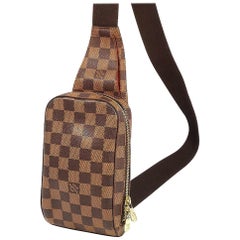 LOUIS VUITTON Geronimos Unisex-Körpertasche N51994 Damier ebene