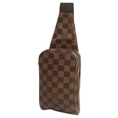 LOUIS VUITTON Geronimos unisex body bag N51994 Damier ebene