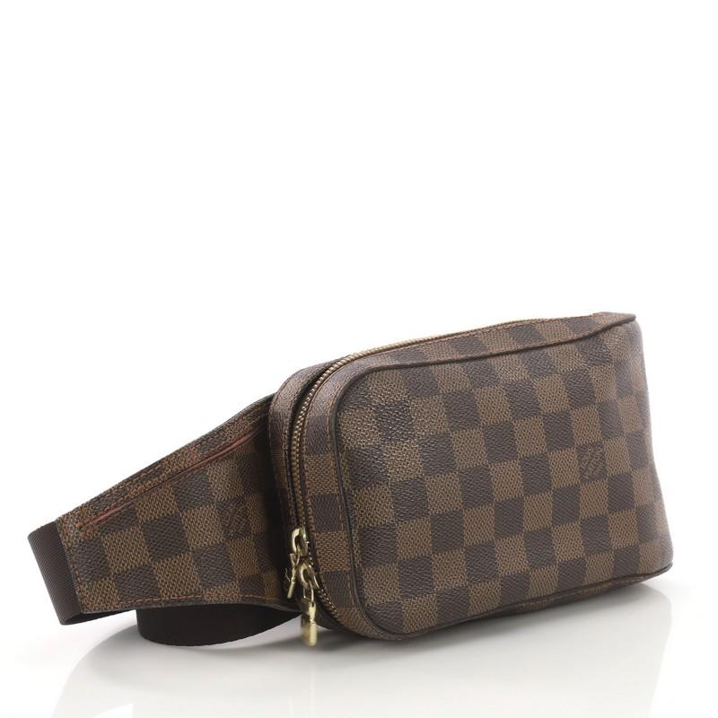 Black Louis Vuitton Geronimos Waist Bag Damier