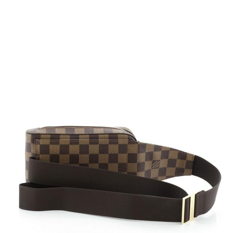 Brown Louis Vuitton Geronimos Waist Bag Damier