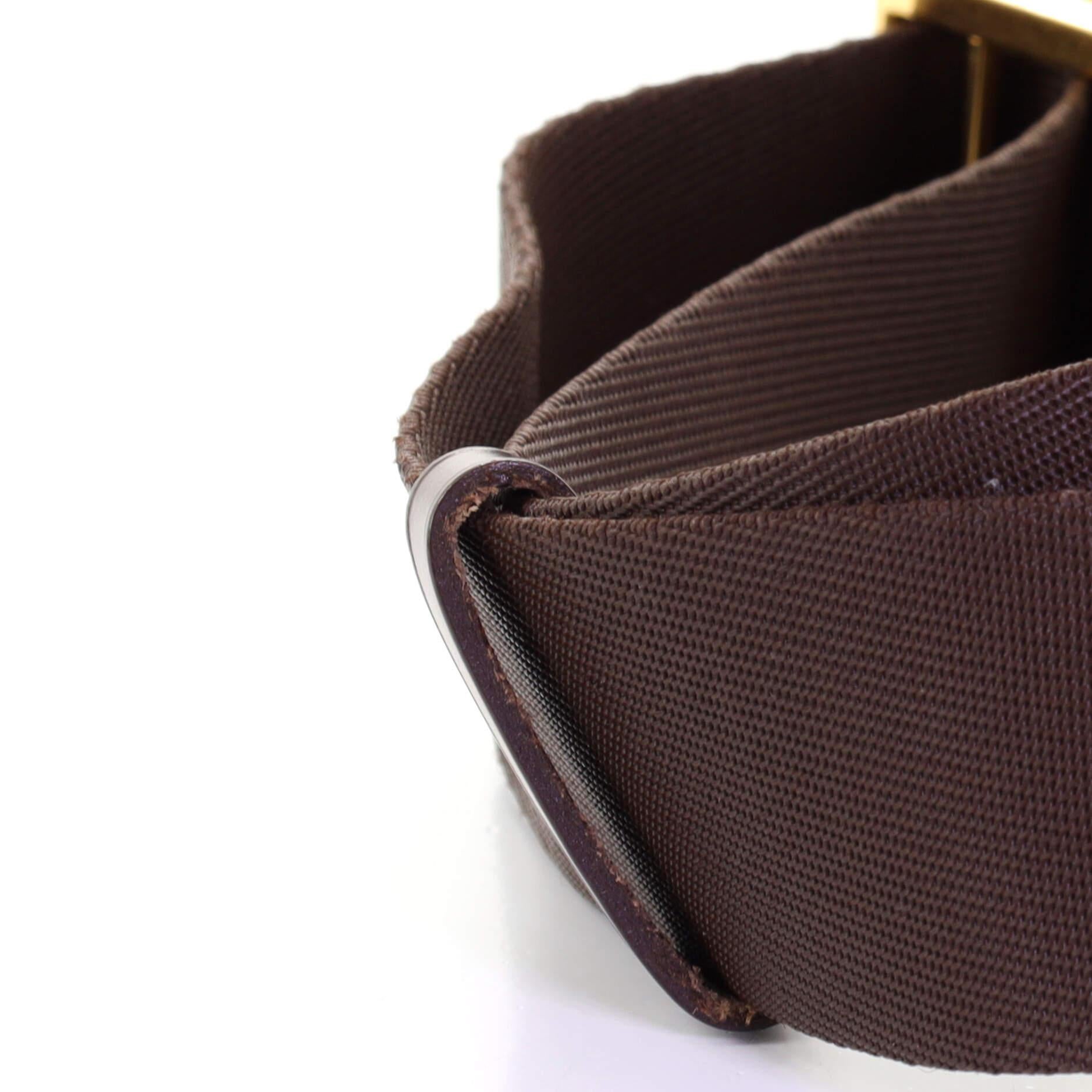 Brown Louis Vuitton Geronimos Waist Bag Damier