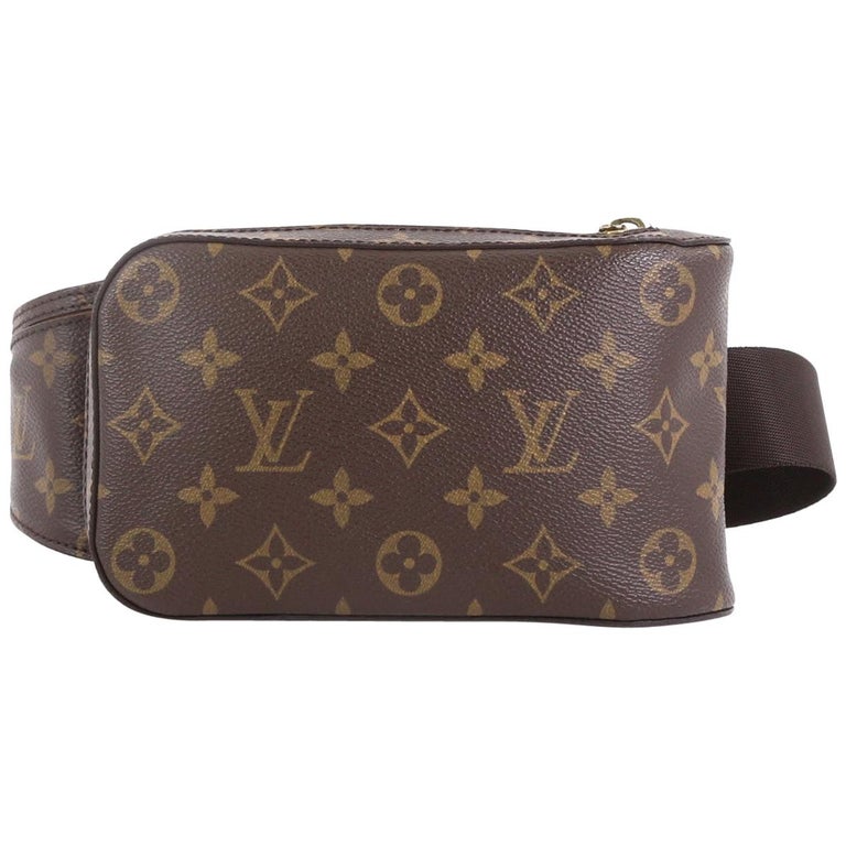 Used Louis Vuitton Jeronimos/Waist Bag/Pvc/Brown/Whole Pattern/N51994/Louis  Bag