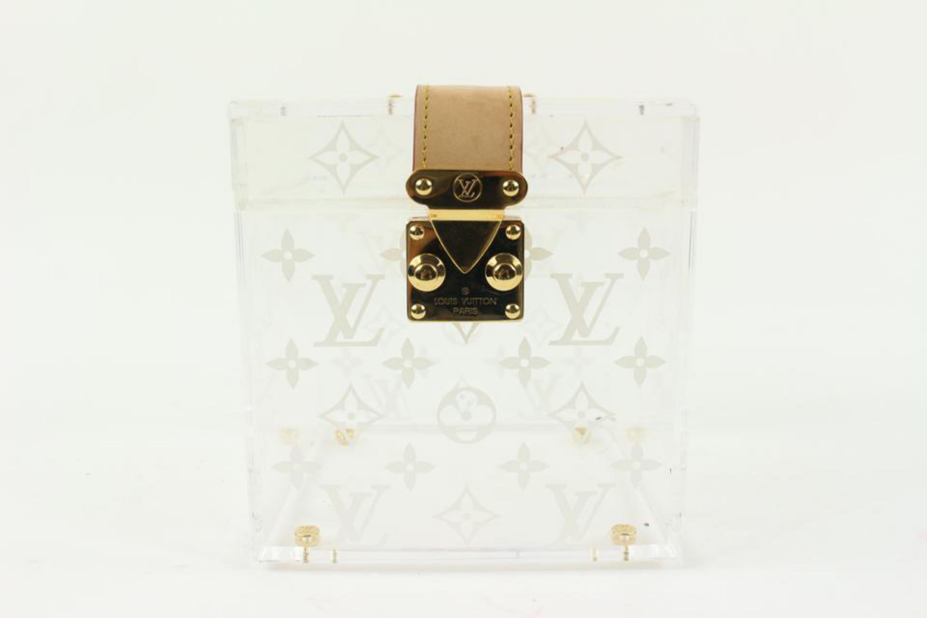 Louis Vuitton GI0481 Transparent Plexiglass Cube Scott Box 81lk33s 3
