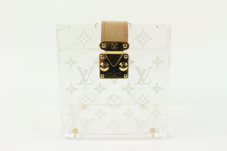 Louis Vuitton GI0481 Transparent Plexiglass Cube Scott Box 81lk33s at  1stDibs