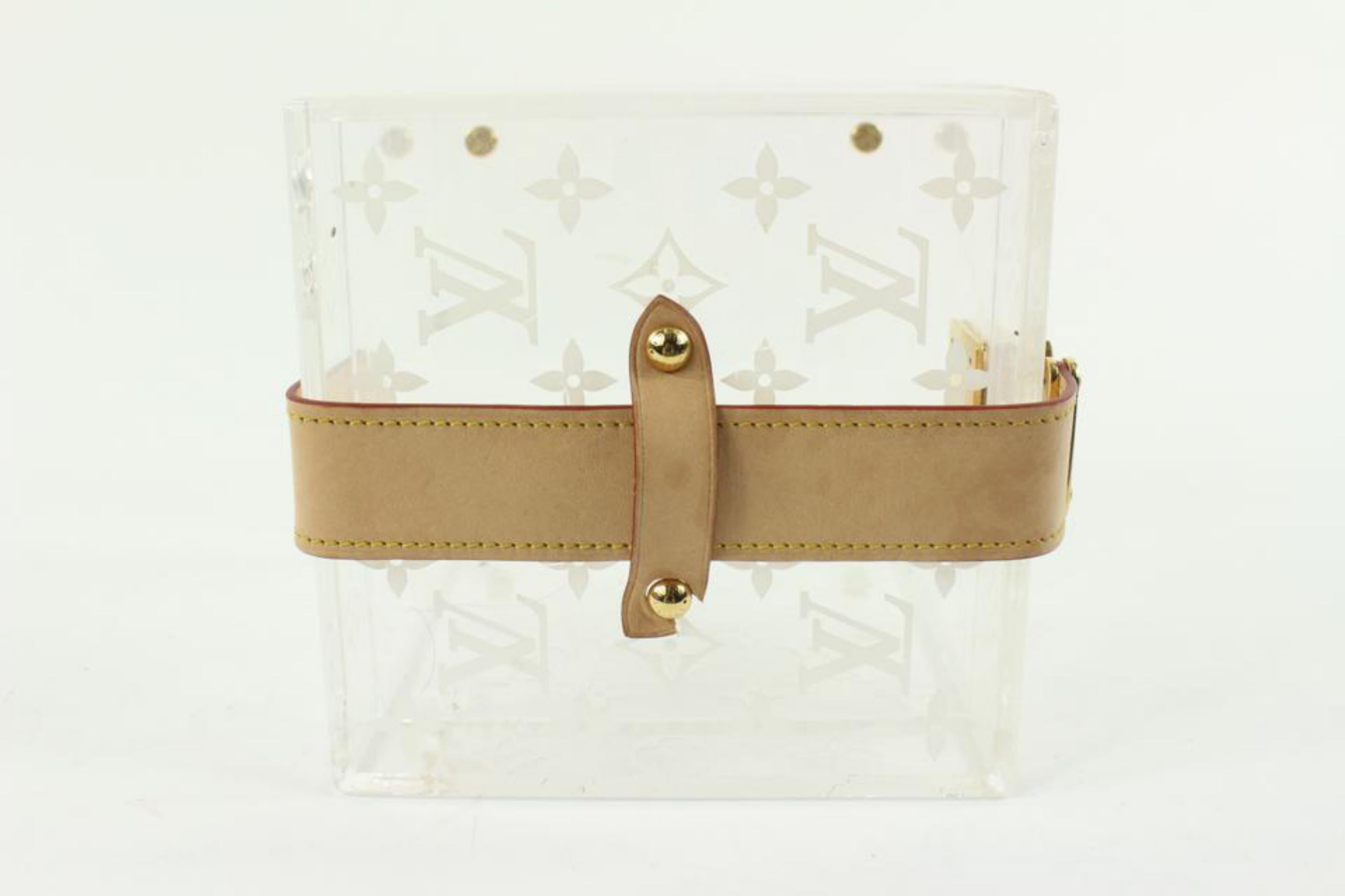 Louis Vuitton GI0481 Transparent Plexiglass Cube Scott Box 81lk33s 1