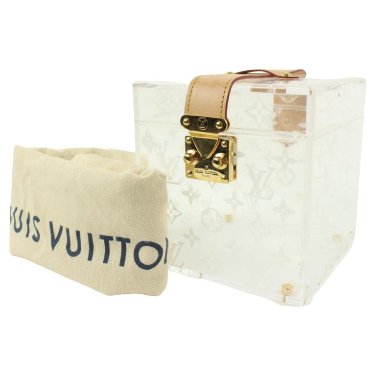 Louis Vuitton GI0481 Transparent Plexiglass Cube Scott Box 81lk33s