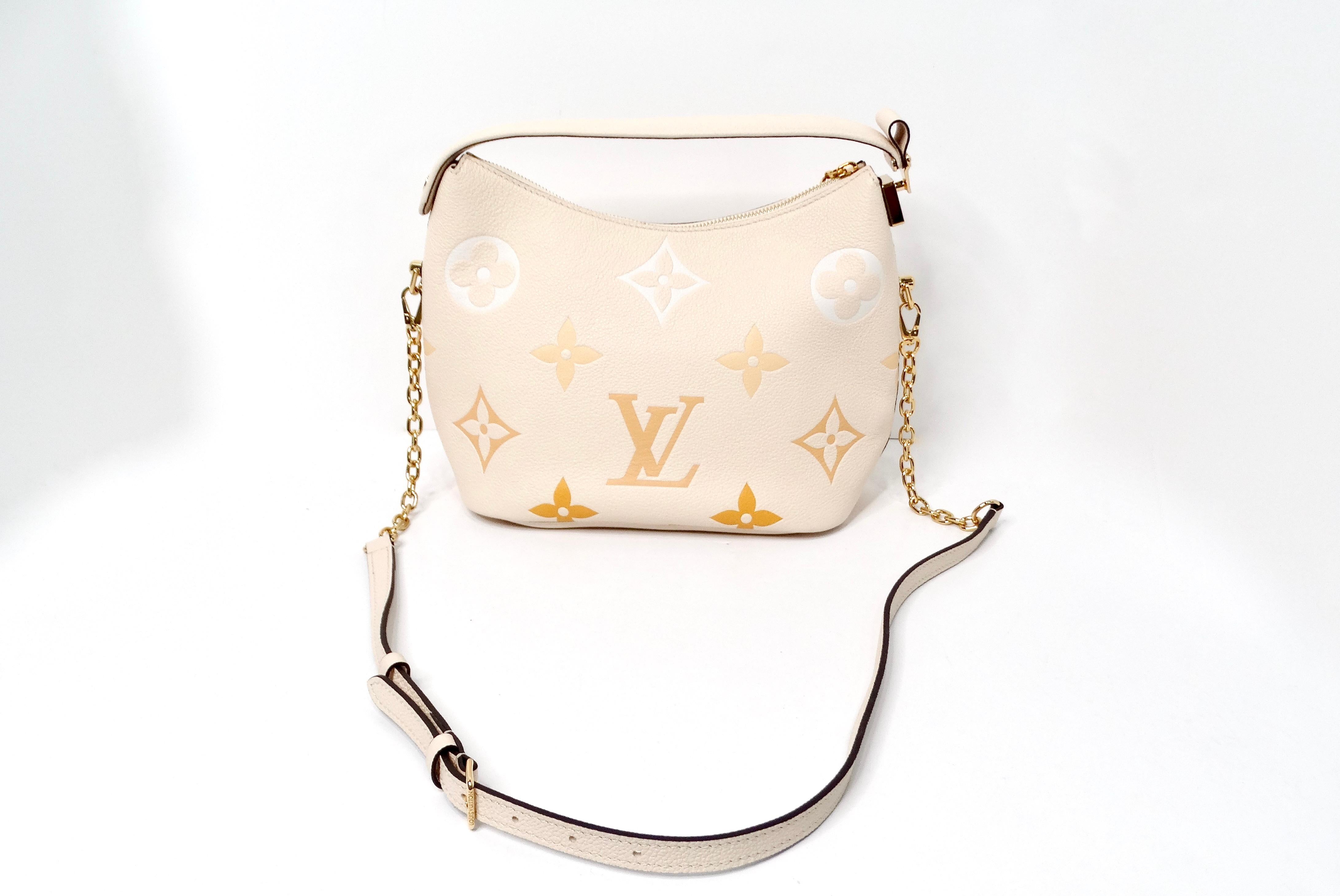 Louis Vuitton Giant By The Pool Empreinte Marshmallow Leder Umhängetasche Damen im Angebot
