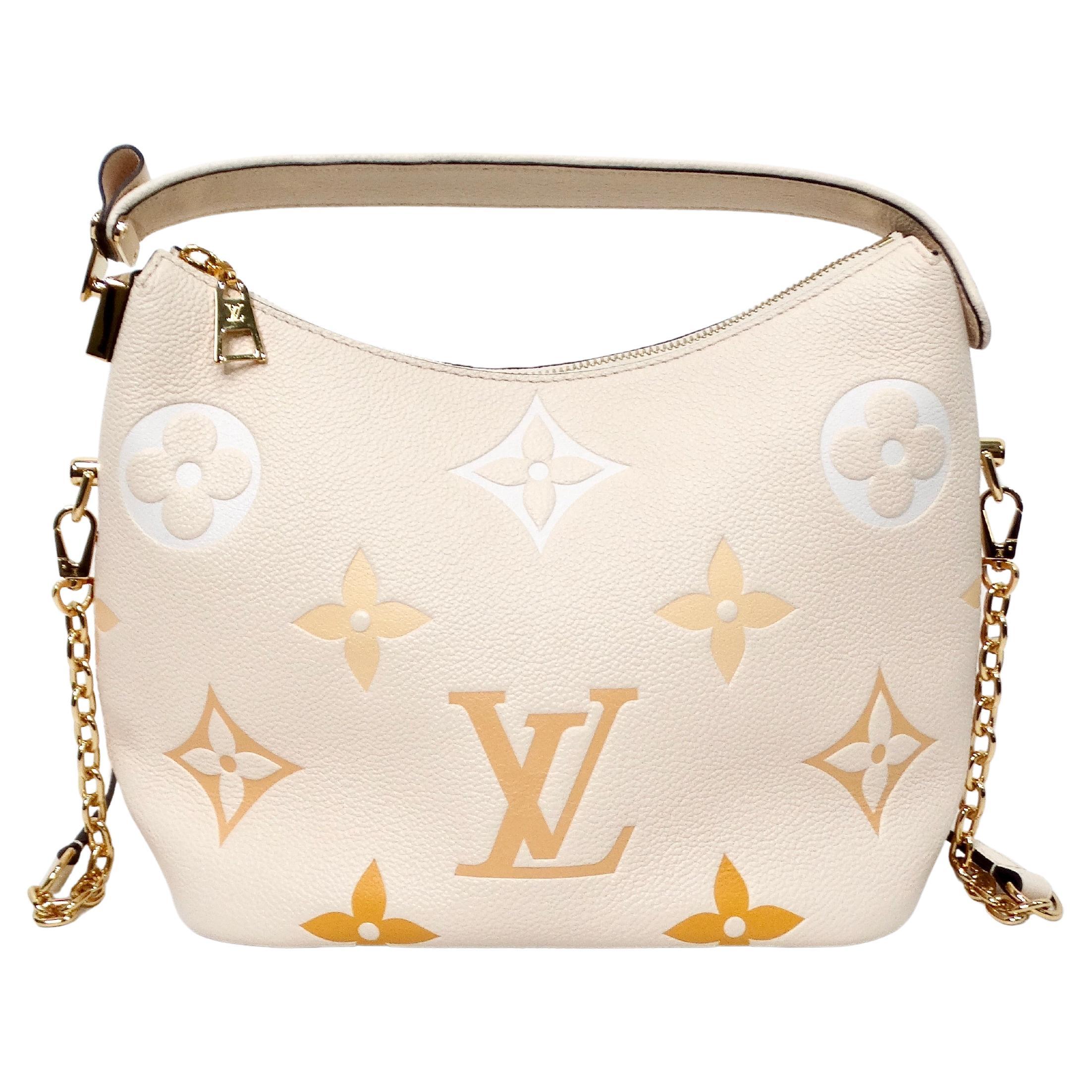 Louis Vuitton Giant By The Pool Empreinte Marshmallow Leder Umhängetasche im Angebot