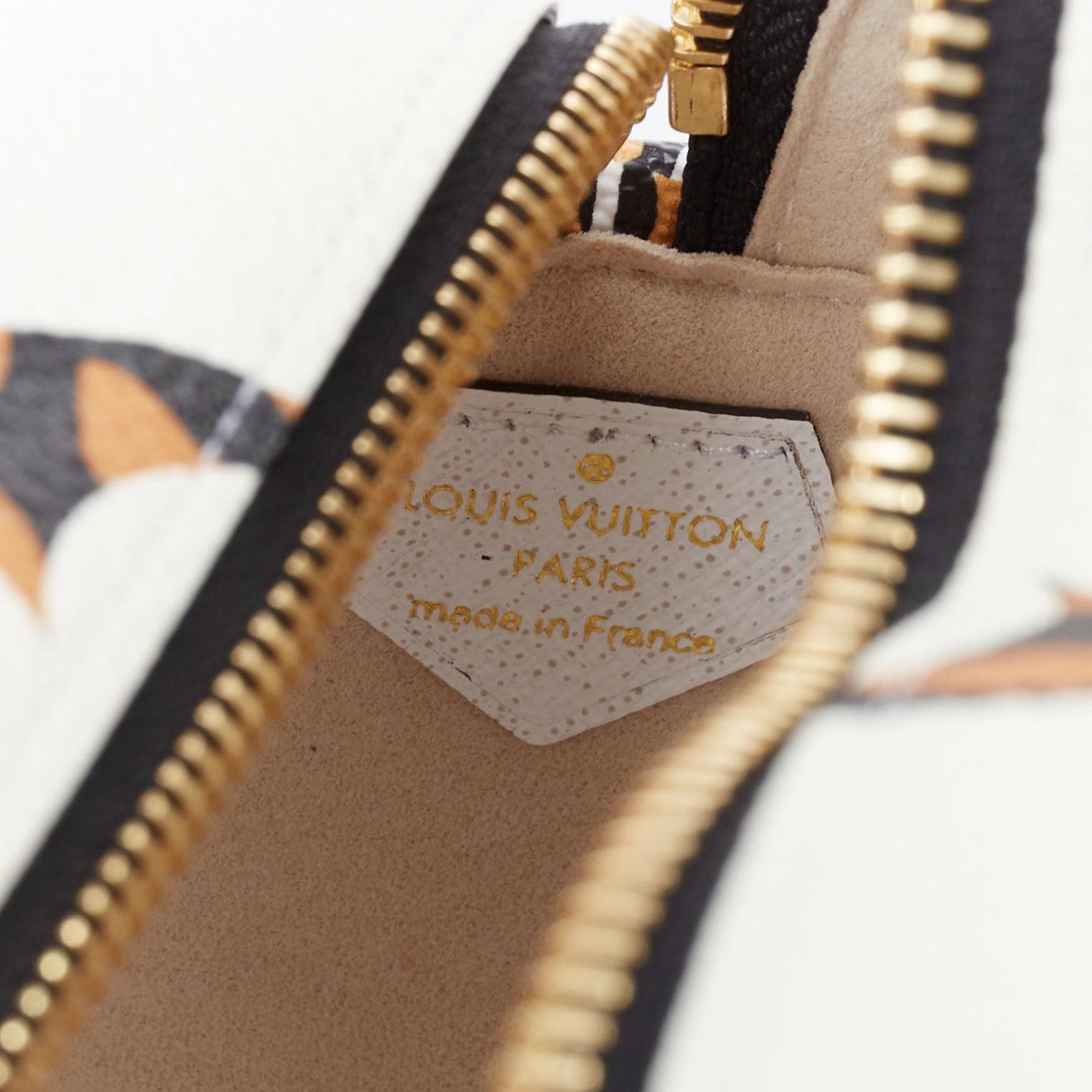 LOUIS VUITTON Giant Jungle cream LV monogram PVC crossbody bag 5