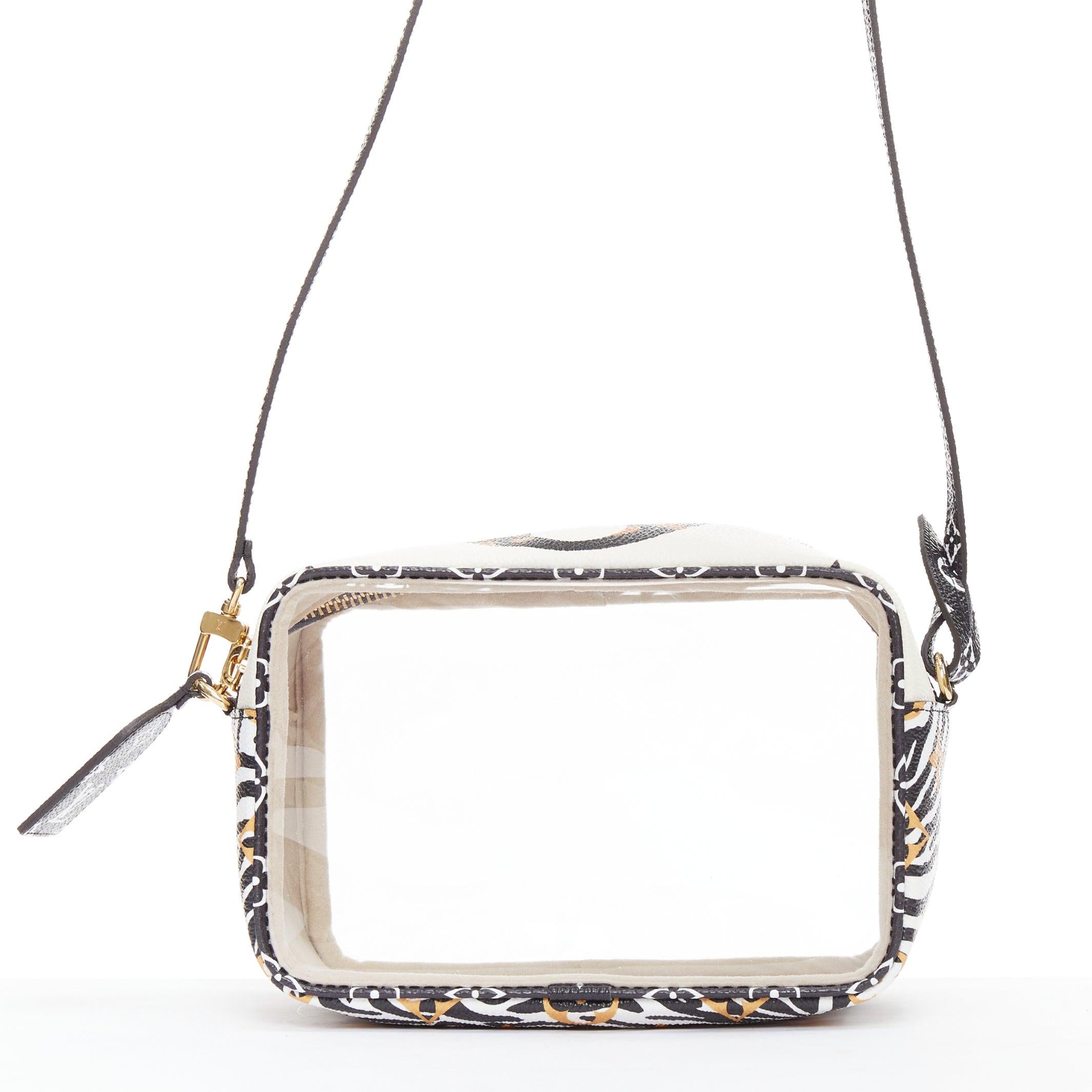 Women's LOUIS VUITTON Giant Jungle cream LV monogram PVC crossbody bag