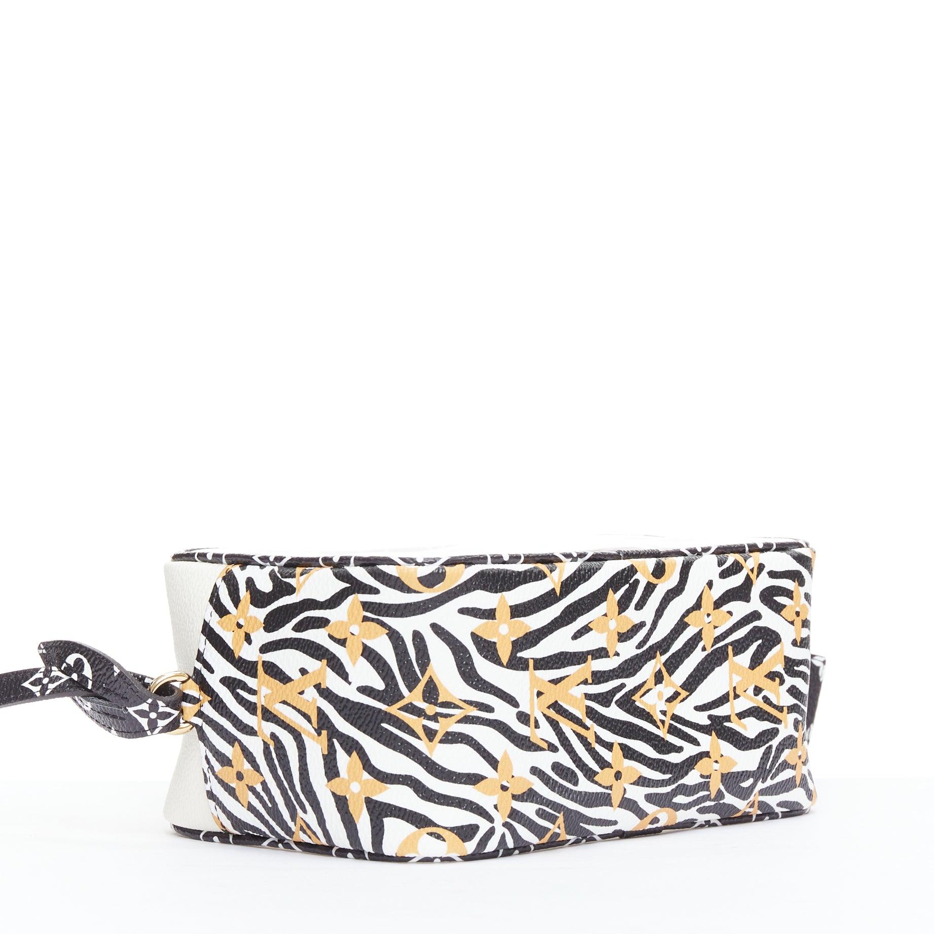 LOUIS VUITTON Giant Jungle cream LV monogram PVC crossbody bag 1