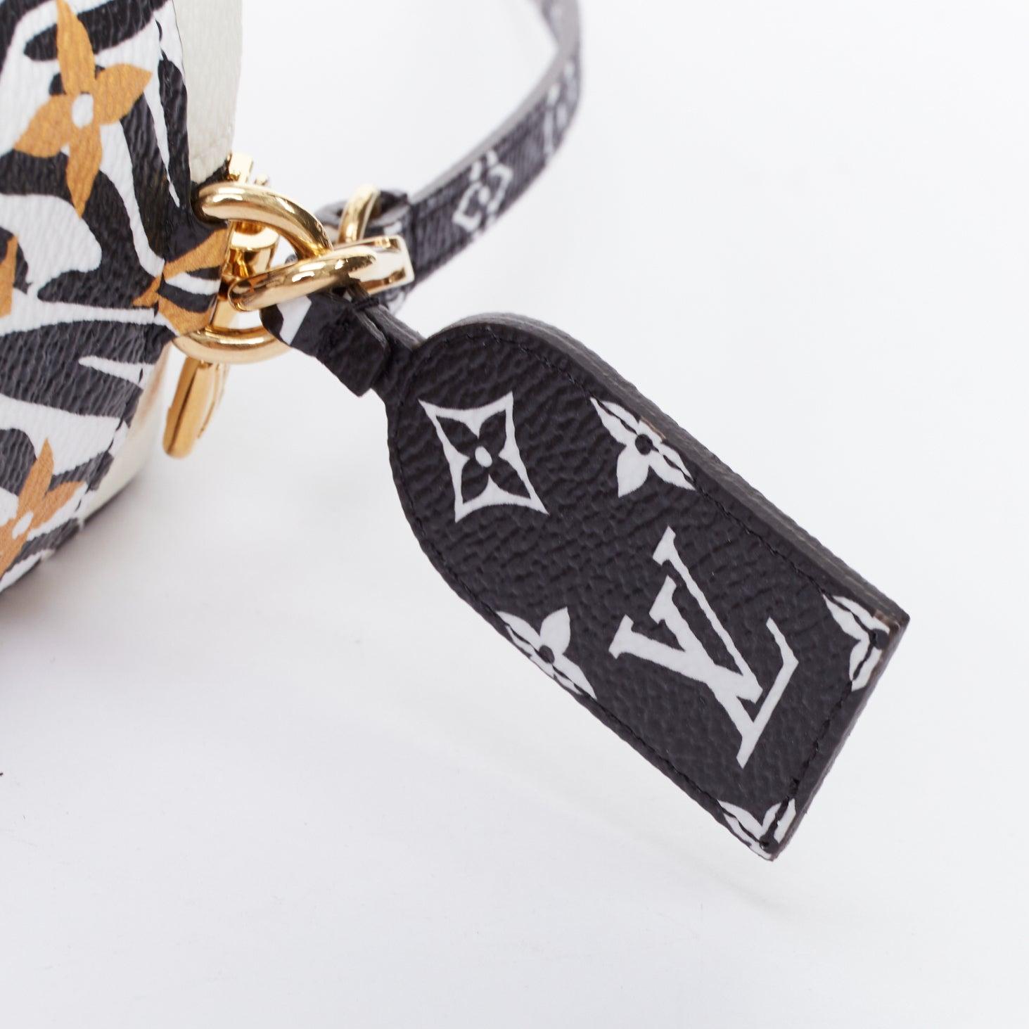 LOUIS VUITTON Giant Jungle cream LV monogram PVC crossbody bag 2