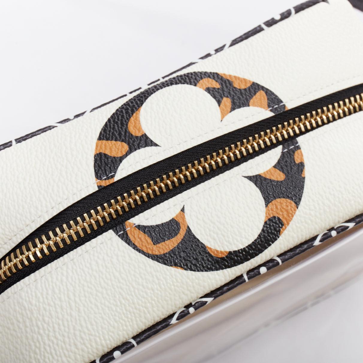 LOUIS VUITTON Giant Jungle cream LV monogram PVC crossbody bag 3