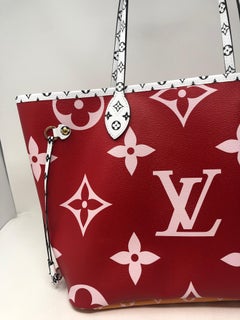 Louis Vuitton Giant Mono Rouge Neverfull MM