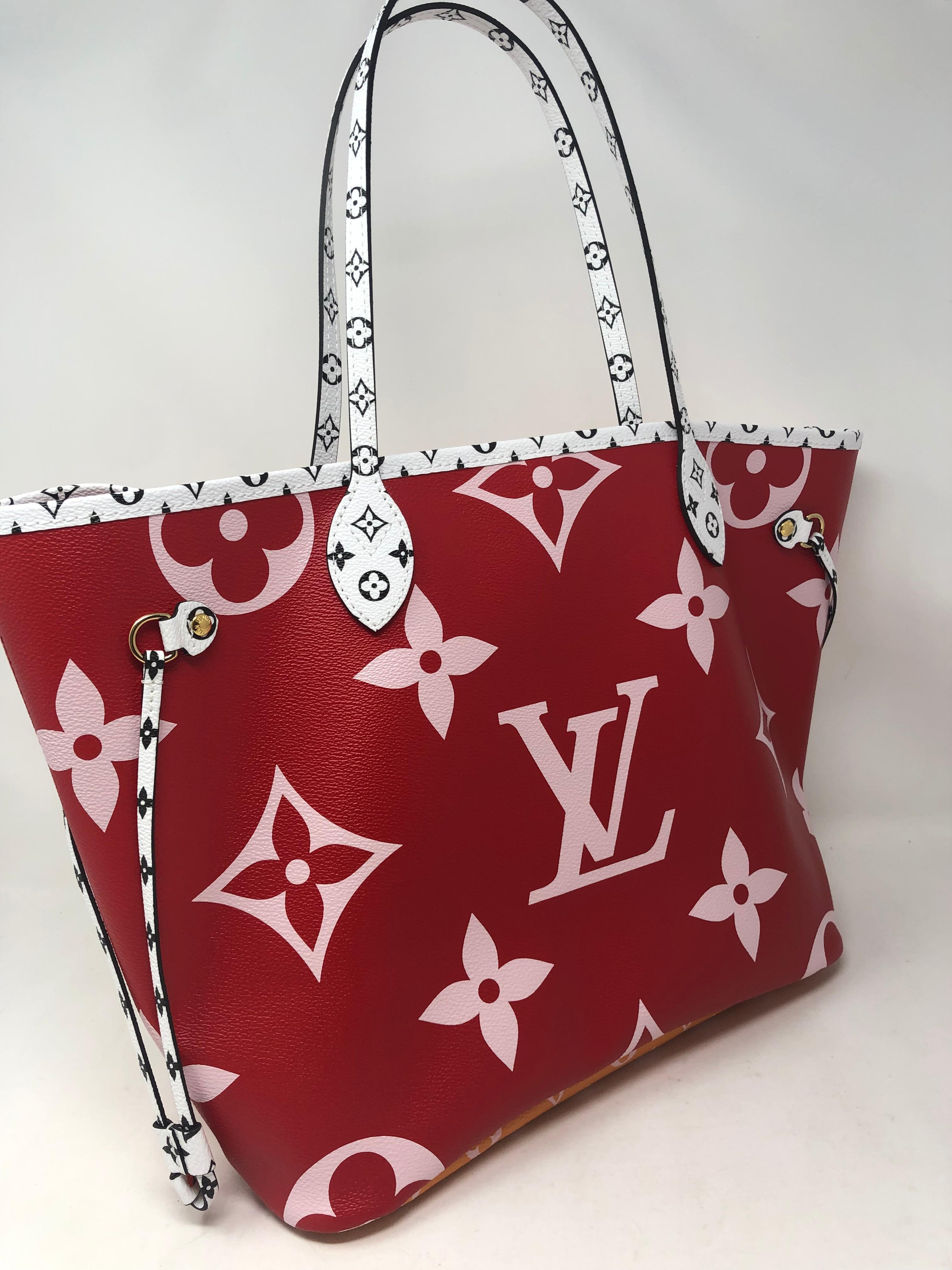 louis vuitton neverfull mm rouge