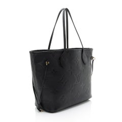 Louis Vuitton Giant Monogram Empreinte Neverfull MM Tote