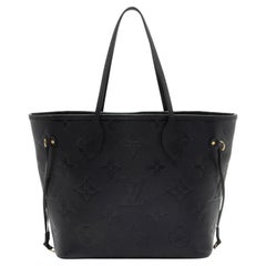 Louis Vuitton Giant Monogram Empreinte Neverfull MM Tote