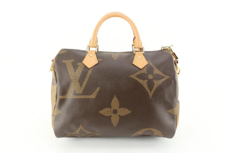 Louis Vuitton Giant Monogram Reverse Speedy Bandouliere 30 with Strao  65lk725s at 1stDibs