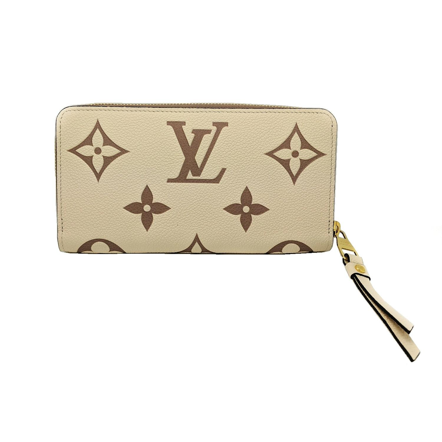 The Zippy Wallet is made from two-tone Monogram Empreinte leather, with the Monogram pattern both embossed and printed on the cowhide leather. The Zippy is an iconic House wallet known for its secure, zip-around closure and an array of inside