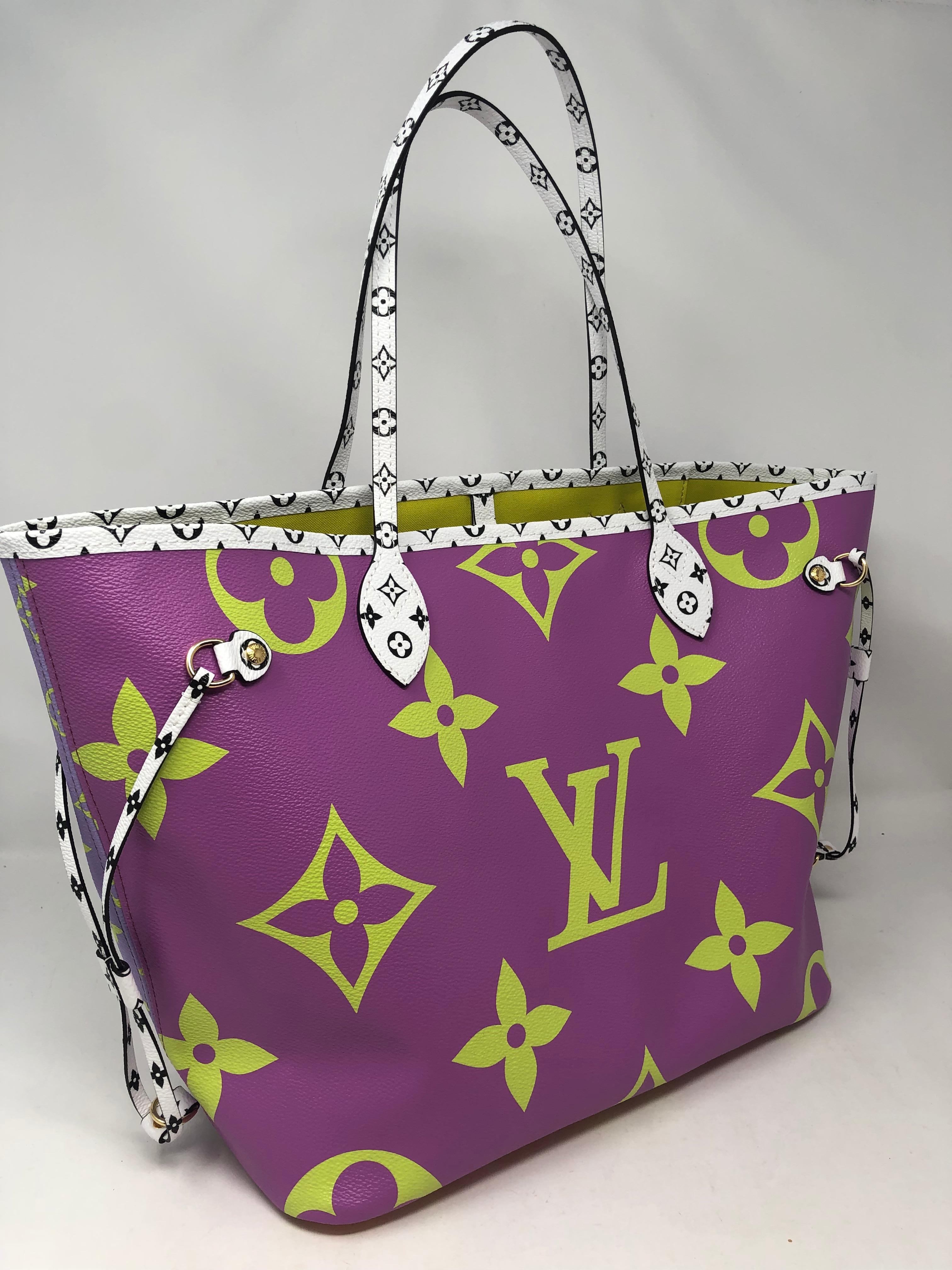 purple lv bag