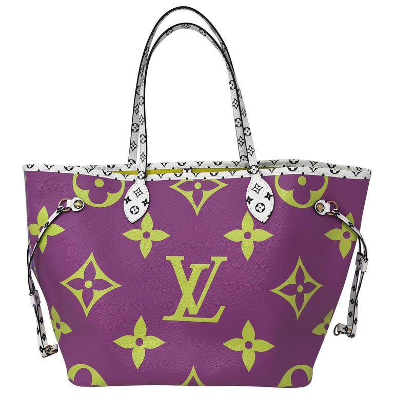 Louis Vuitton Giant Purple Neverfull MM at 1stDibs  louis vuitton purple  neverfull, purple lv bag, louis vuitton neverfull purple