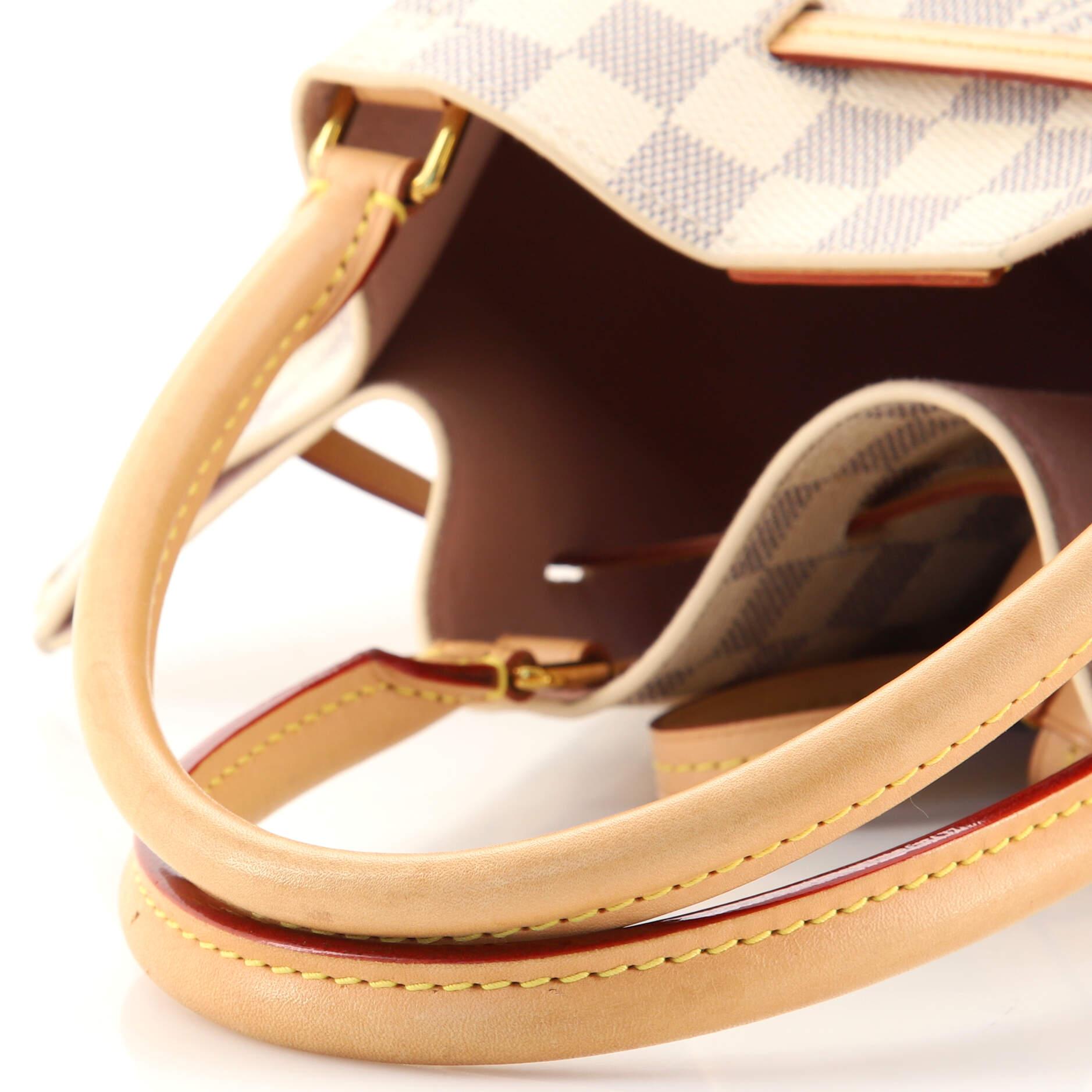 Beige Louis Vuitton Girolata Handbag Damier