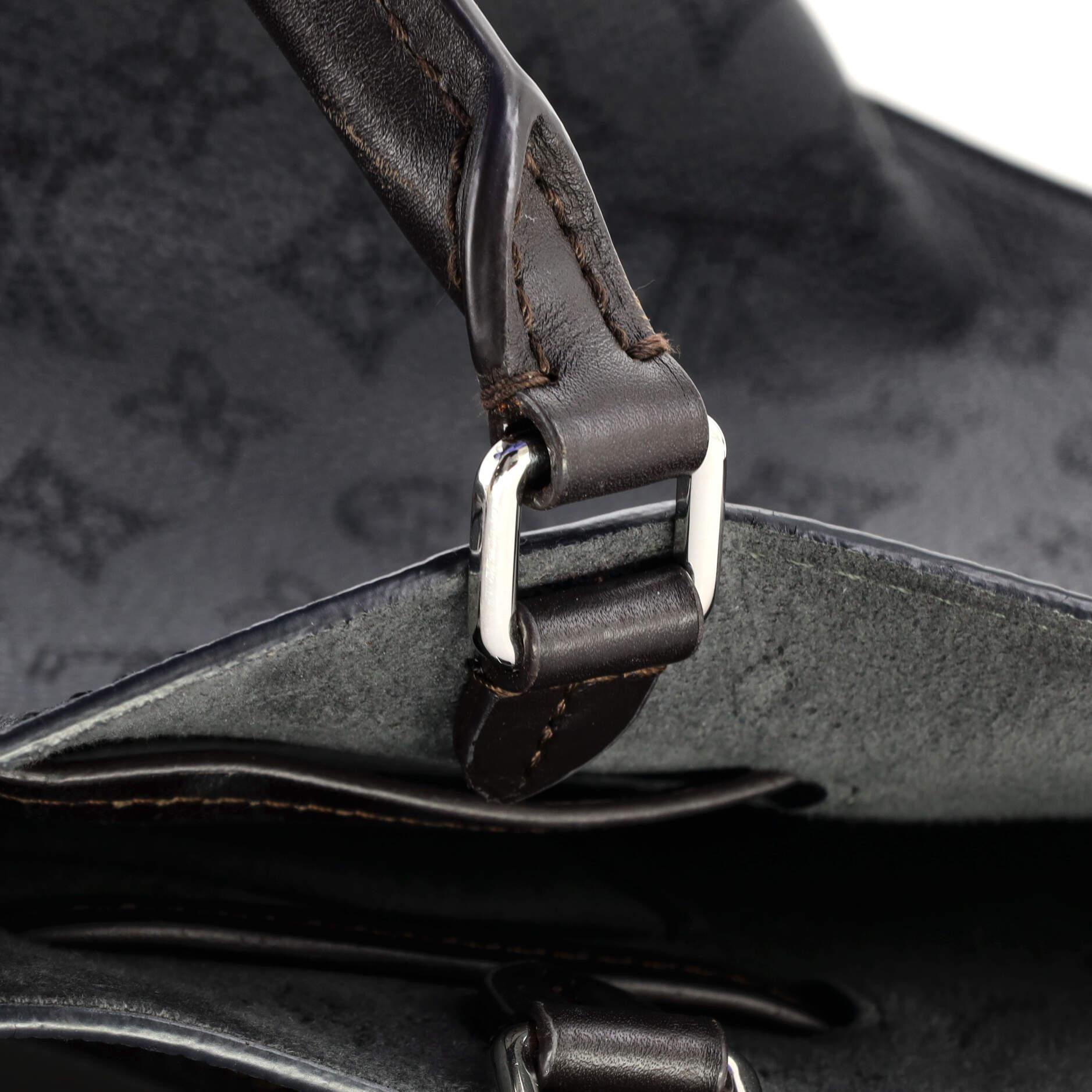 Louis Vuitton Girolata Handbag Mahina Leather For Sale 6