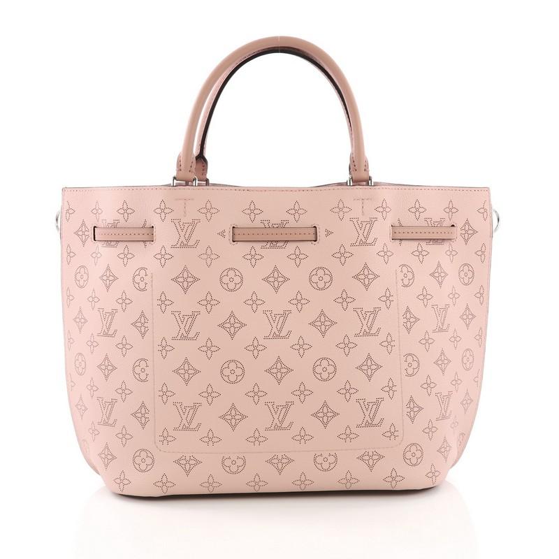 Louis Vuitton Girolata Handbag Mahina Leather In Excellent Condition In NY, NY