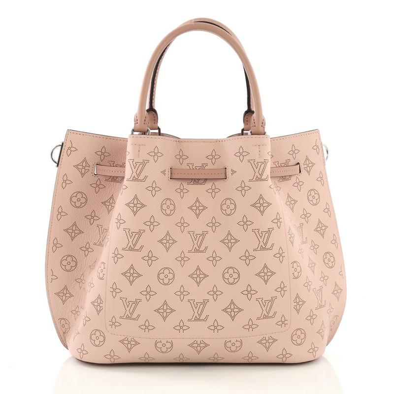 Louis Vuitton Girolata Handbag Mahina Leather In Excellent Condition In NY, NY
