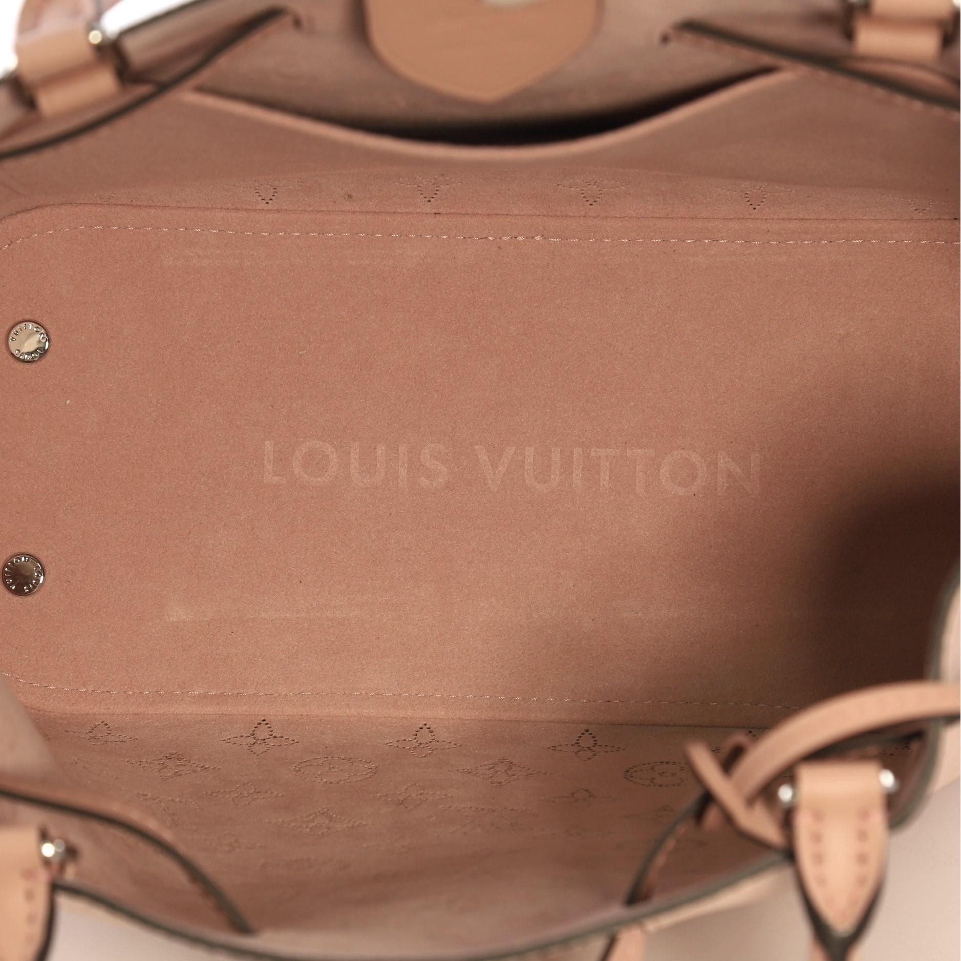 Louis Vuitton Girolata Handbag Mahina Leather In Excellent Condition In NY, NY