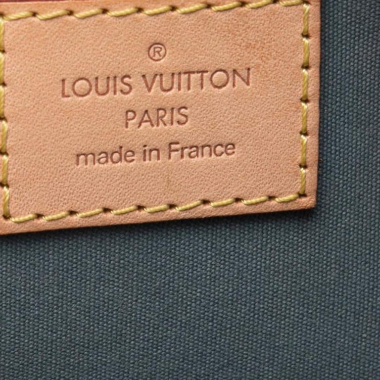 Louis Vuitton Givre Monogram Vernis Alma GM Bag For Sale 8