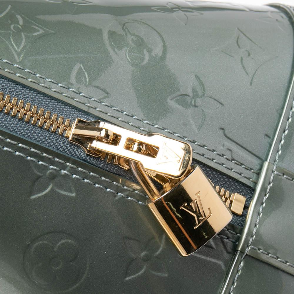 Louis Vuitton Givre Monogram Vernis Alma GM Bag For Sale 1
