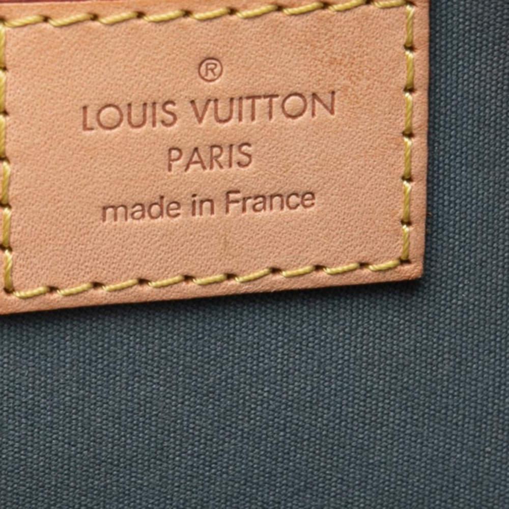 Louis Vuitton Givre Monogram Vernis Alma GM Bag For Sale 3